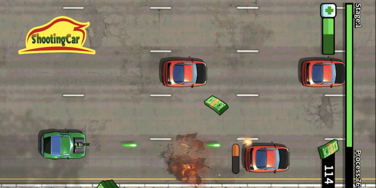 Shooting Car